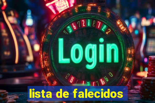 lista de falecidos